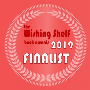 Wishing Shelf Finalist Book Award Medal Red